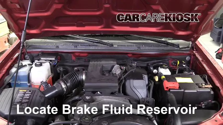 2011 Chevrolet Colorado LT 3.7L 5 Cyl. Crew Cab Pickup Líquido de frenos Agregar fluido